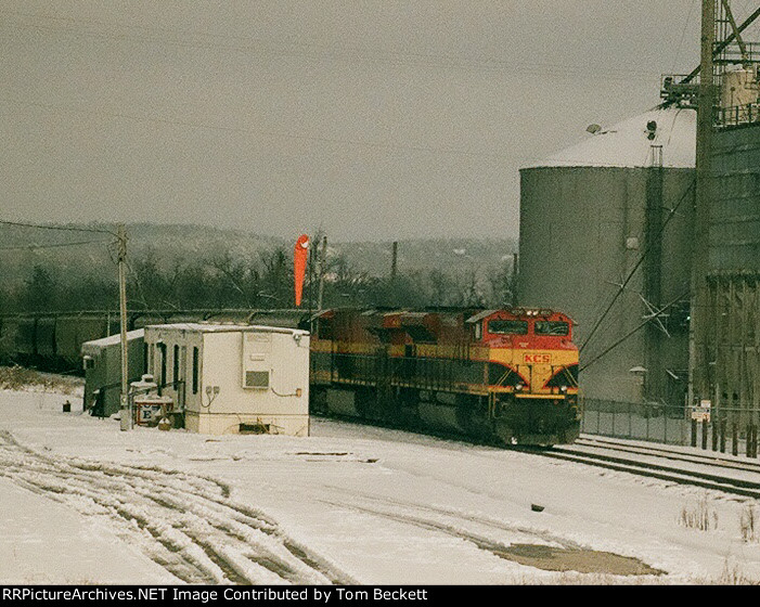 Yard office in winter